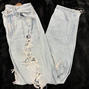 American Eagle Ripped  "Mom Jeans"